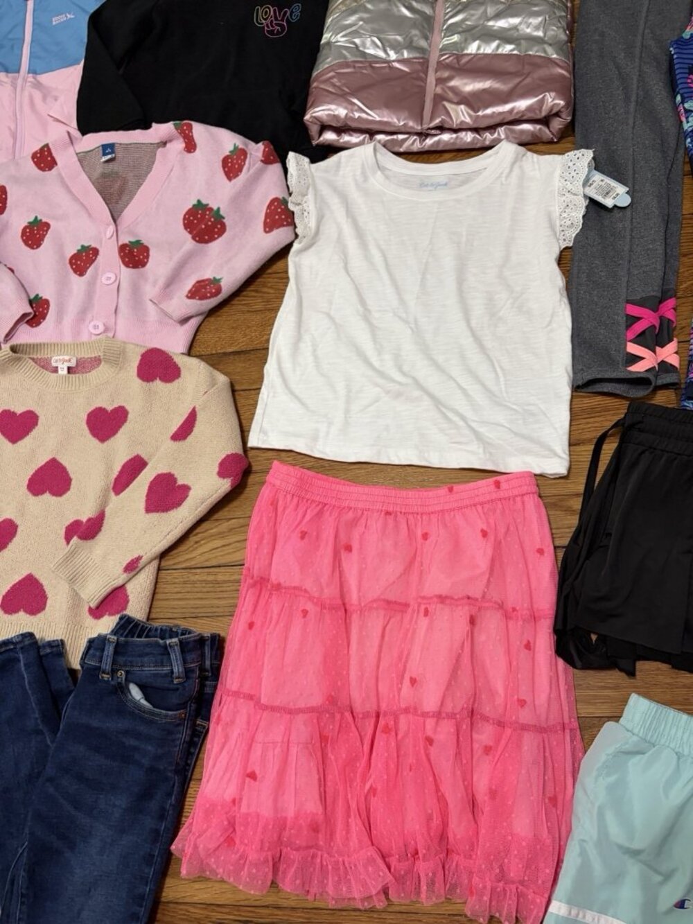 Girls Youth Size Small 5/6-7/8 Clothing Lot 24PCS! Nike Justice Back To school - Picture 4 of 15